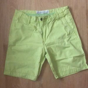 Aeropostale - Lime Green Jean Shorts (Men Shorts)